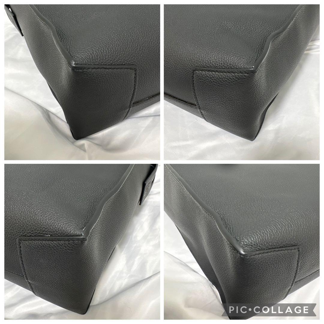 【美品】ロエベ LOEWE バックルジッパートート 黒 レザー