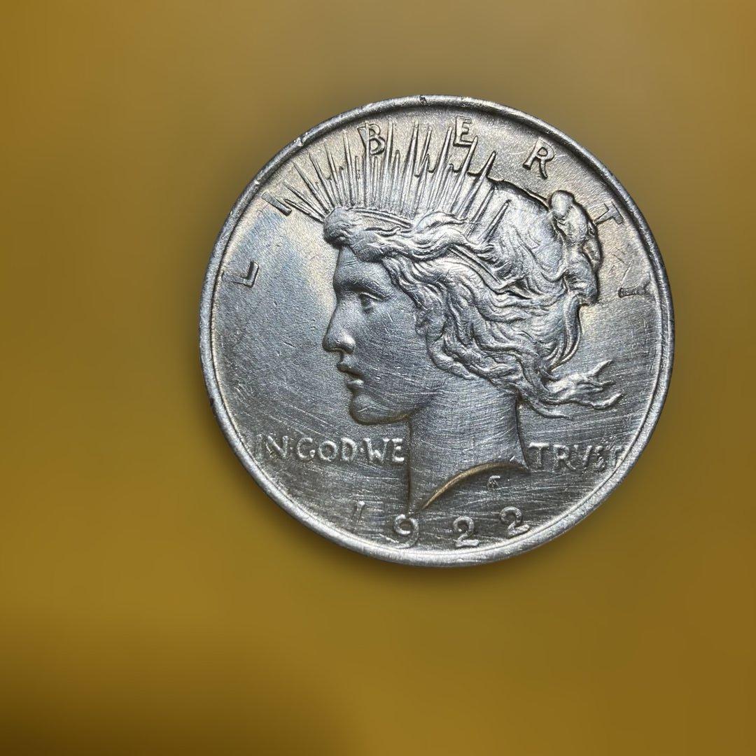 U*e様 1922年 アメリカ合衆国 銀貨 ピースドル トーン