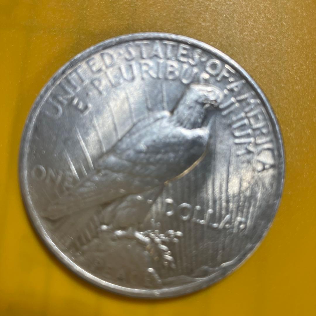 U*e様 1922年 アメリカ合衆国 銀貨 ピースドル トーン