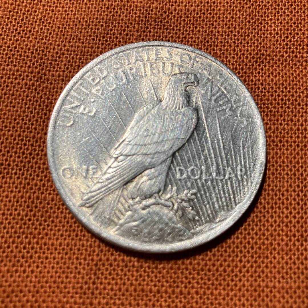 U*e様 1922年 アメリカ合衆国 銀貨 ピースドル トーン