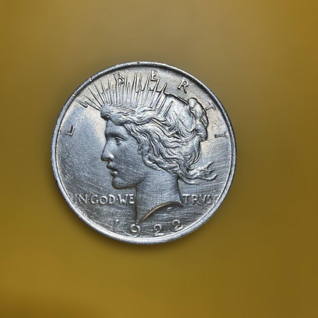U*e様 1922年 アメリカ合衆国 銀貨 ピースドル トーン