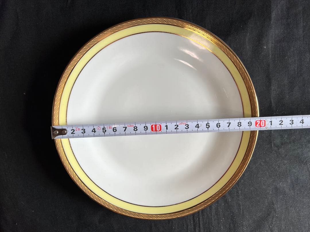 リチャードジノリ　パレルモイエロー　ケーキプレート　20cm