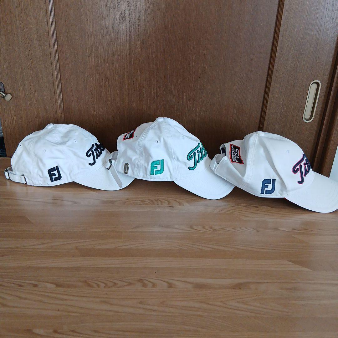 タイトリスト Titleist 刺繍キャップ ツアーステージキャップ ４個セット