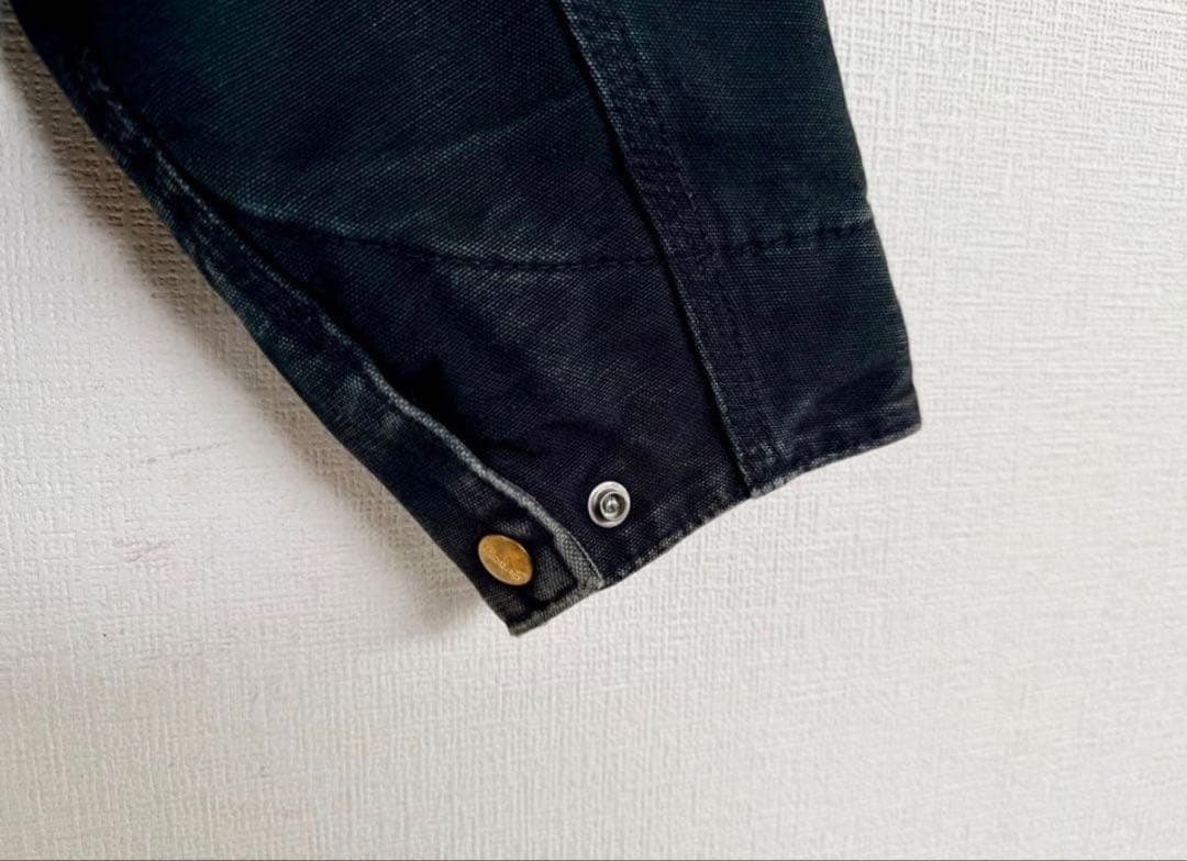 カーハート デトロイトジャケット ブラック　YKK USA ジッパー
