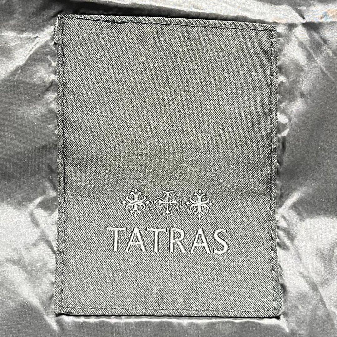 美品 TATRAS タトラス ダウンベスト SOVER ウール アウター 黒