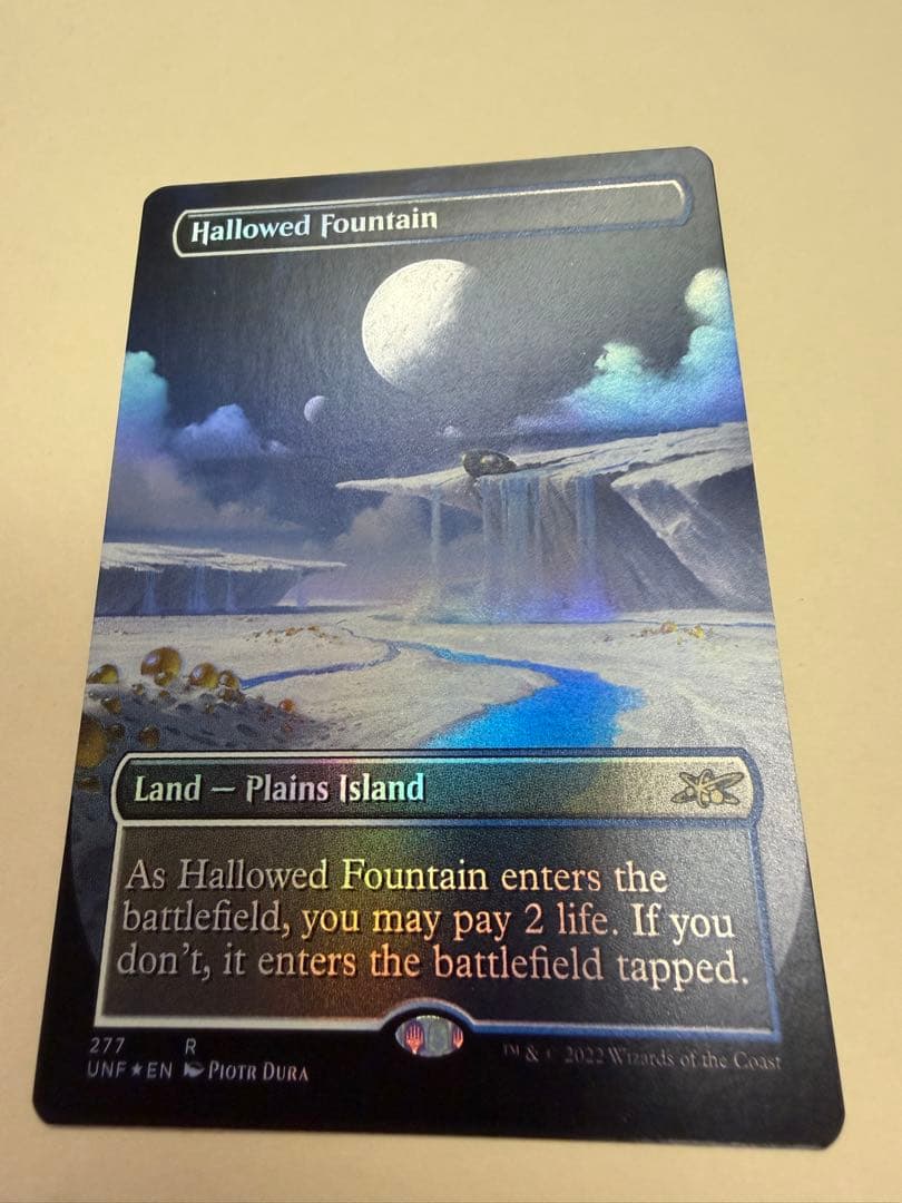 MTG 神聖なる泉/Hallowed Fountain FOIL