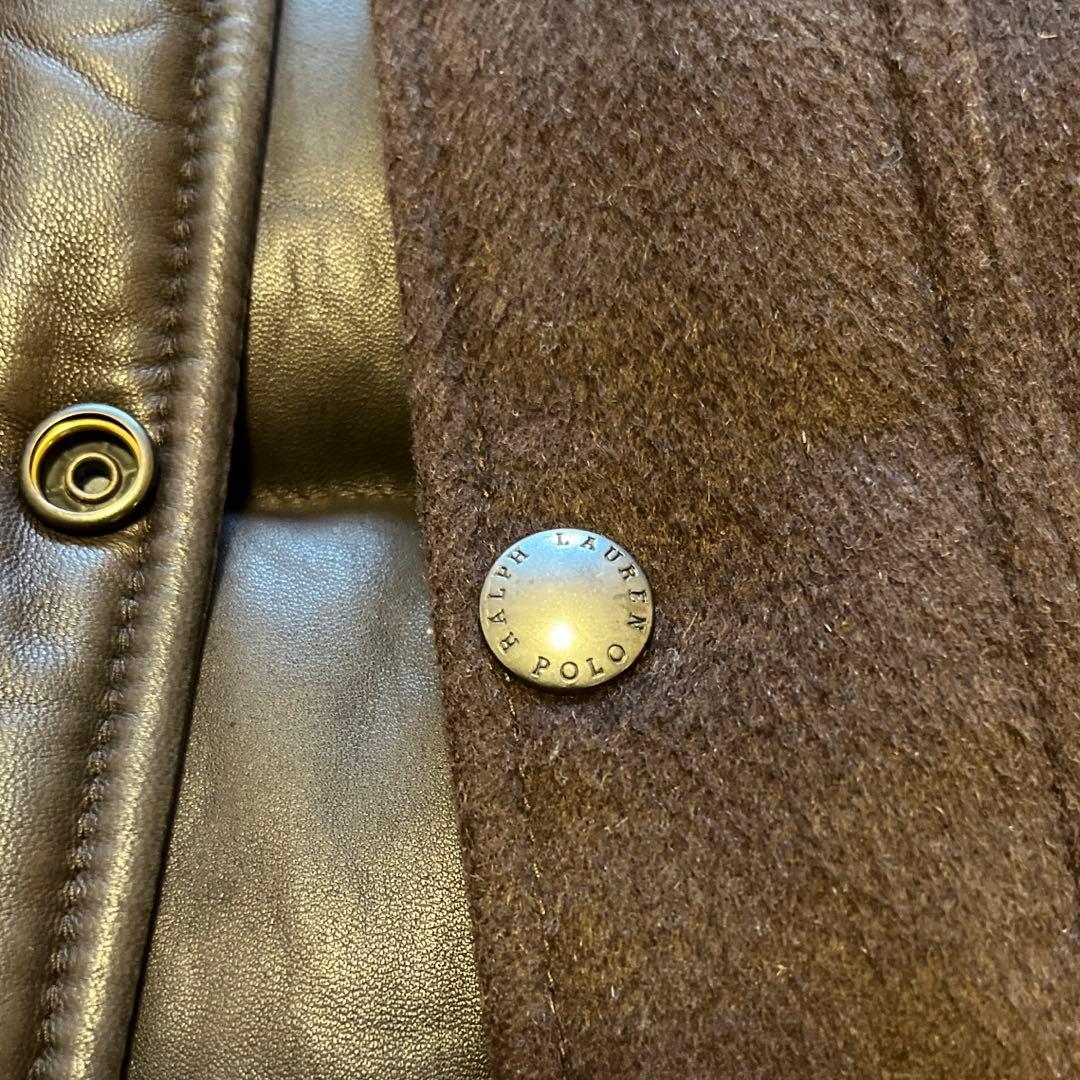 Polo by Ralph Lauren レザー リバーシブル ベスト ブラウン