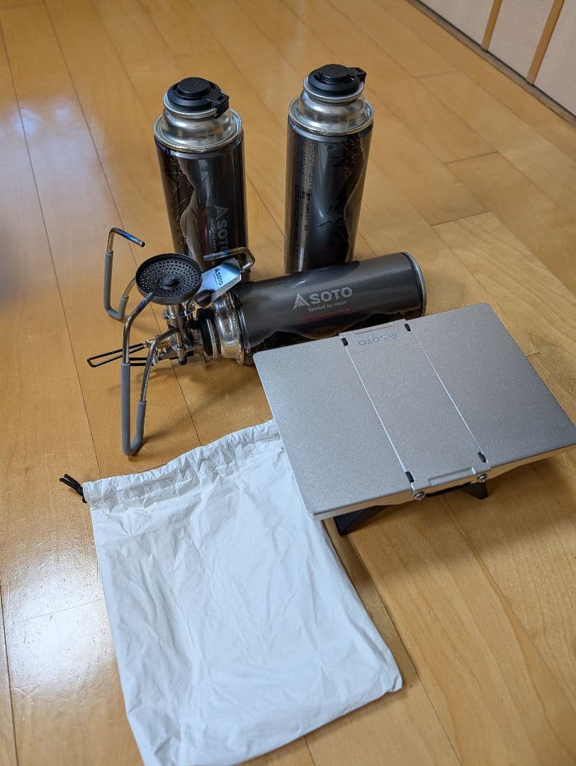 SOTOのST350＆ ST-3501のセット（CB缶付）