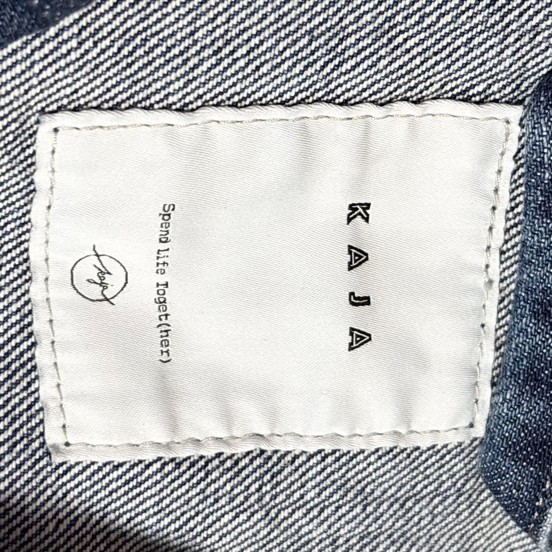 KAJA 12oz BLUE DENIM JACKET OVY サイズ2 デニム