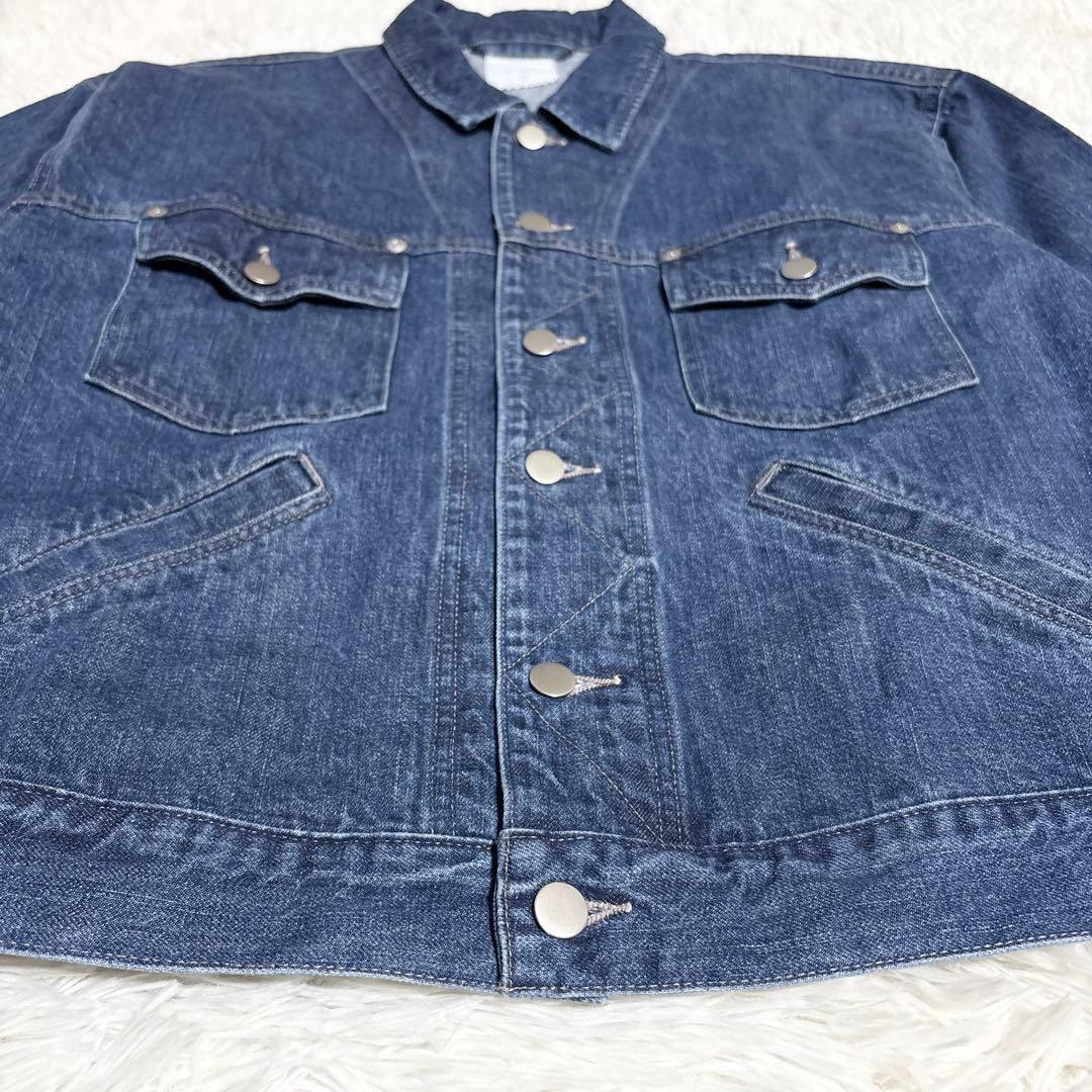 KAJA 12oz BLUE DENIM JACKET OVY サイズ2 デニム