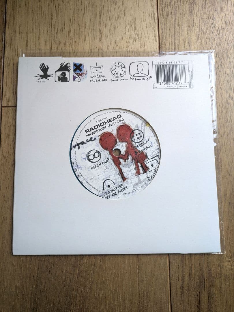 レディオヘッド / paranoid android　7インチ　レコード