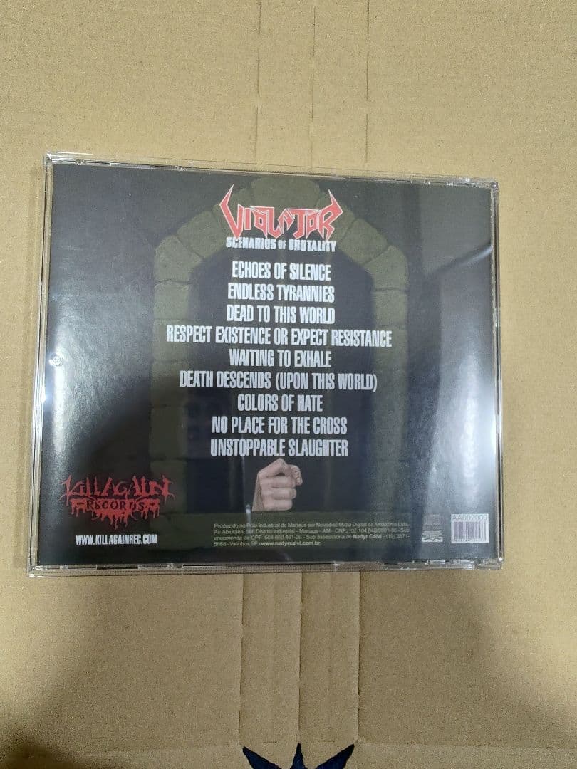 VIOLATOR / SCENARIOS OF BRUTALIスラッシュメタル