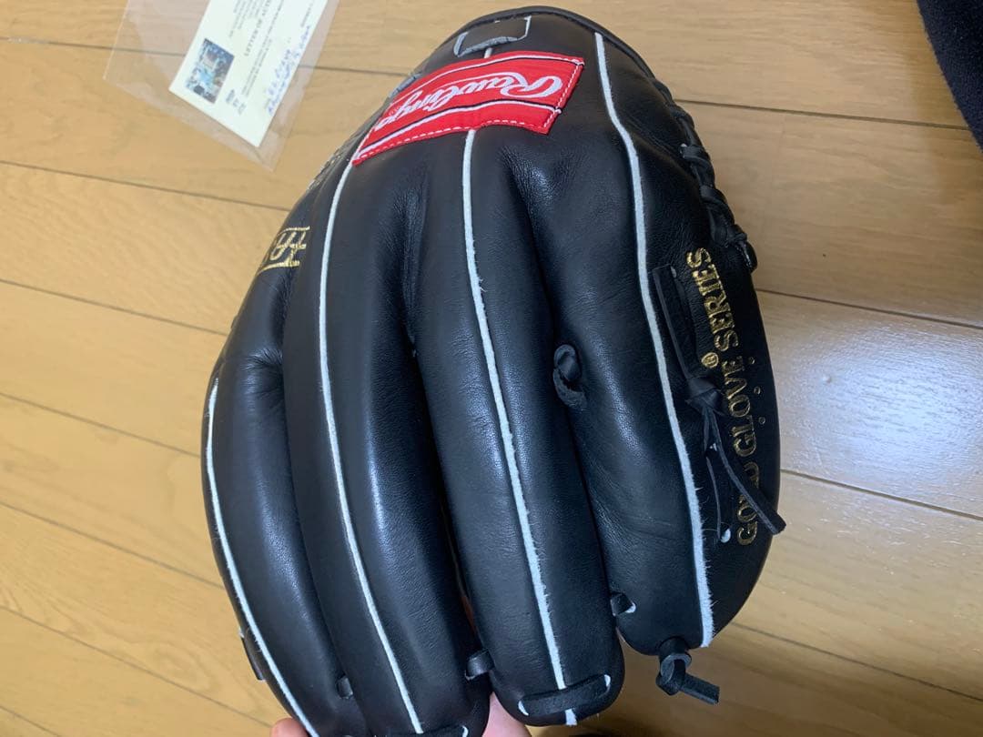 ヤンキース　Orlando hernandez 直筆サイン入りグローブ　支給品