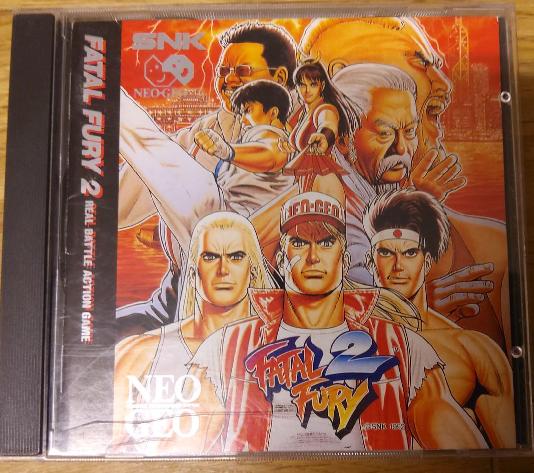 Fatal fury 2 neogeo CD 餓狼伝説2 ネオジオCD 海外版