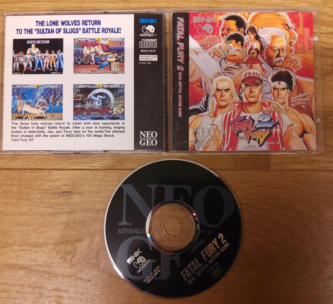 Fatal fury 2 neogeo CD 餓狼伝説2 ネオジオCD 海外版