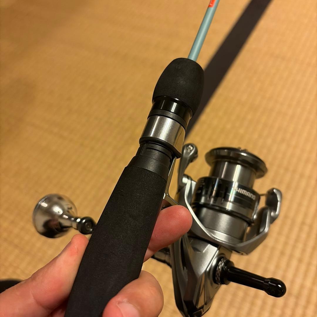 21ナスキー 2500 ゴメクサス カスタム 穴釣り タックル セット シマノ