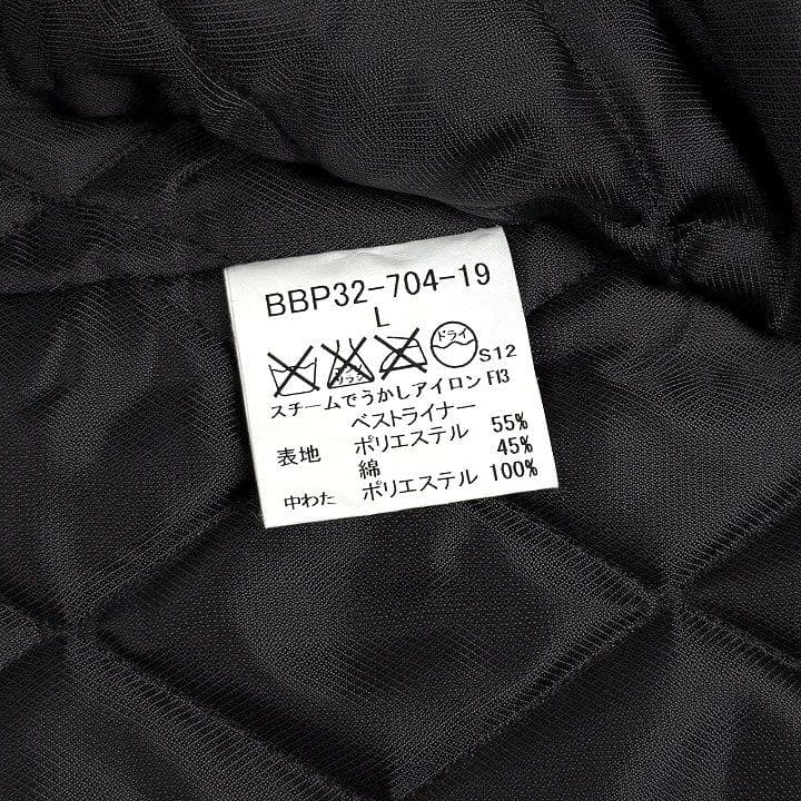 BURBERRY バーバリー ノバチェック裏地 中綿ベスト L ワインレッド
