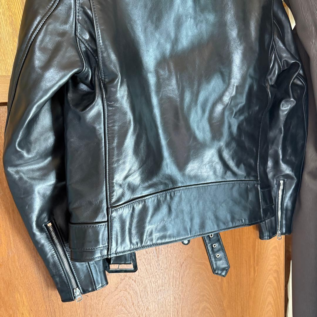 美品 Schott 613UHT ホースハイド ライダースジャケット 38