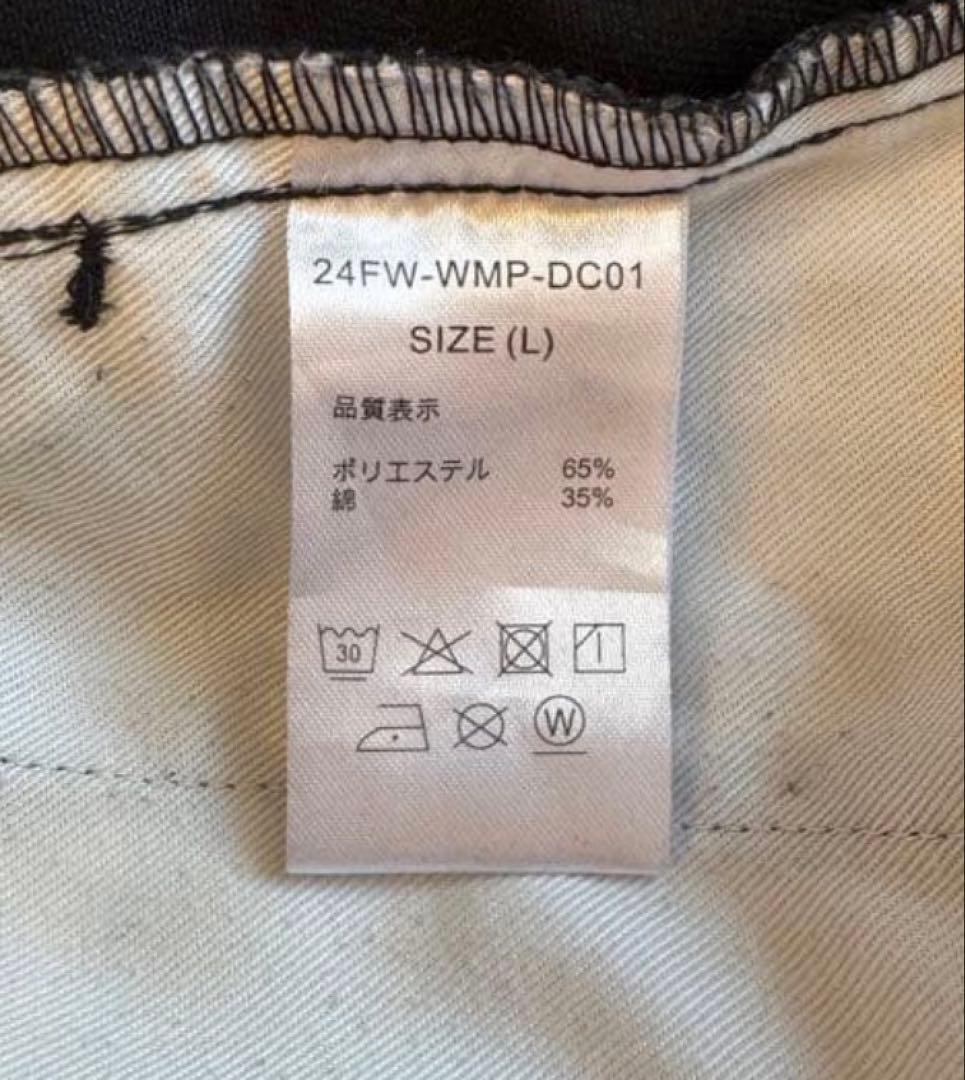 ワコマリア ディッキーズ L 24FW ブラック PLEATED TROUSER