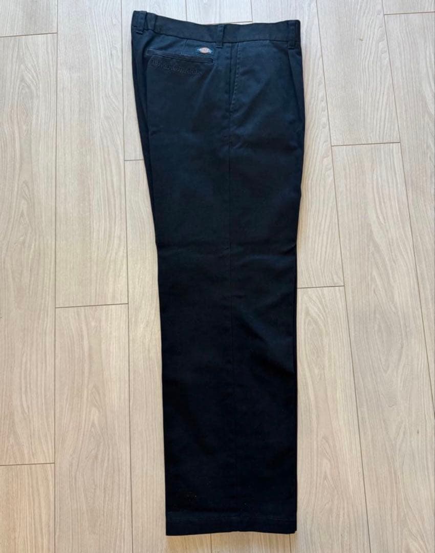 ワコマリア ディッキーズ L 24FW ブラック PLEATED TROUSER