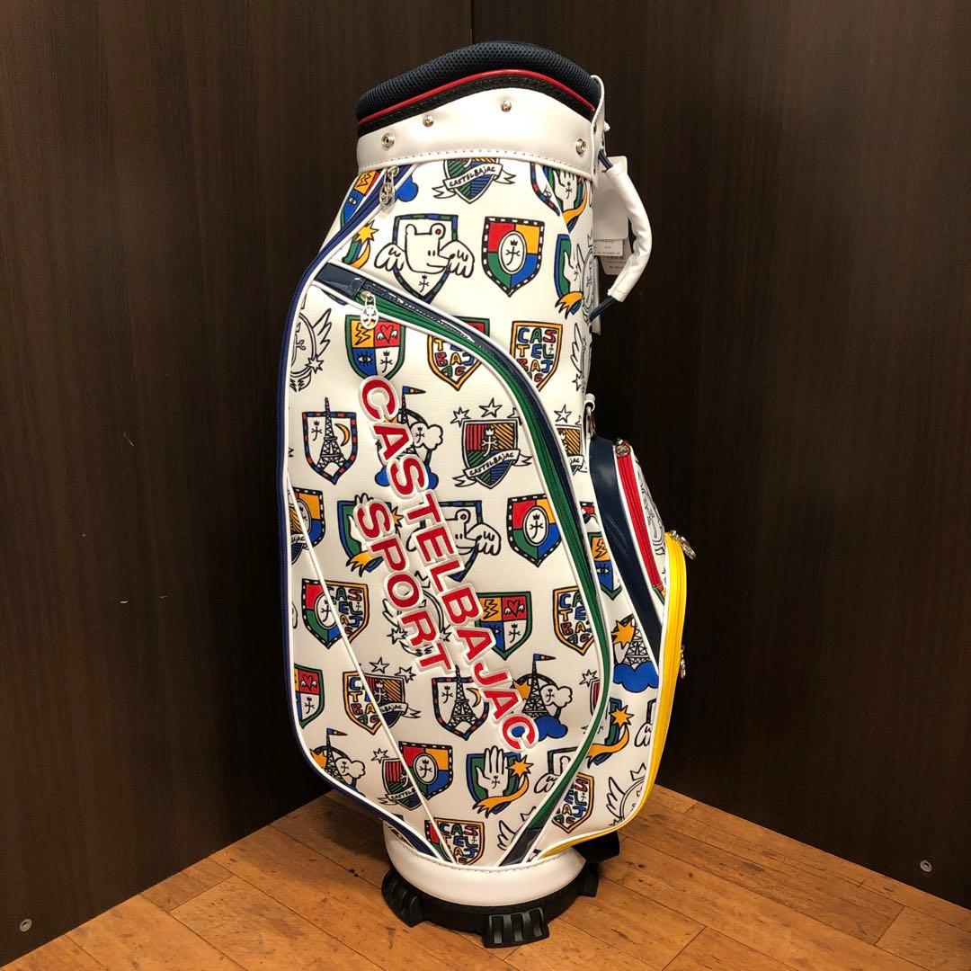 【新品】CASTELBAJAC CBC034 キャディバッグ ホワイト