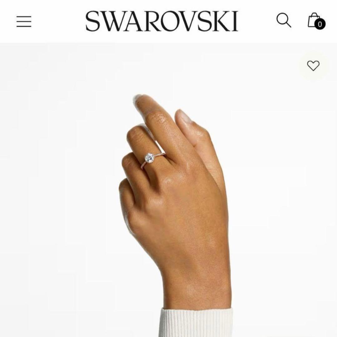 SWAROVSKI スワロフスキー Stilla リング 52 White