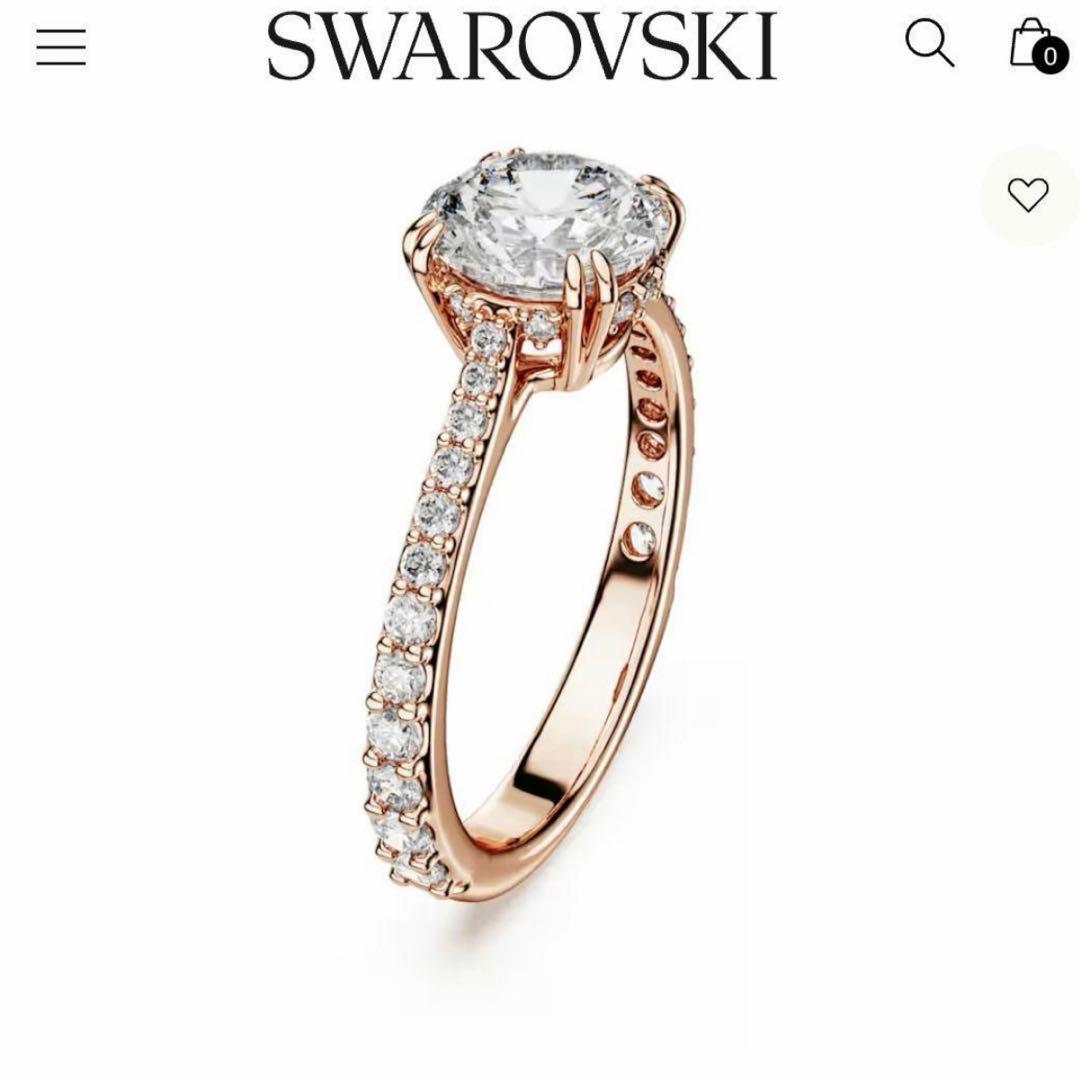 SWAROVSKI スワロフスキー Stilla リング 52 White