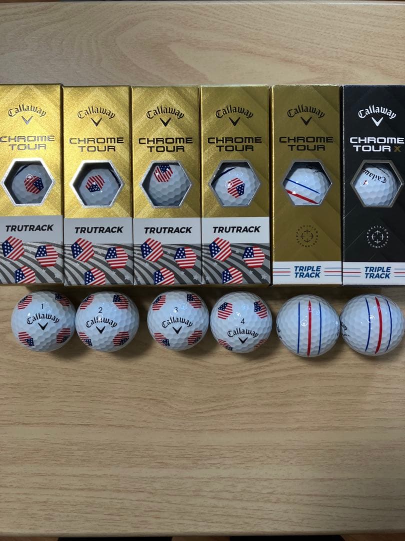 Callaway Chrome Tour ゴルフボール 18個セット