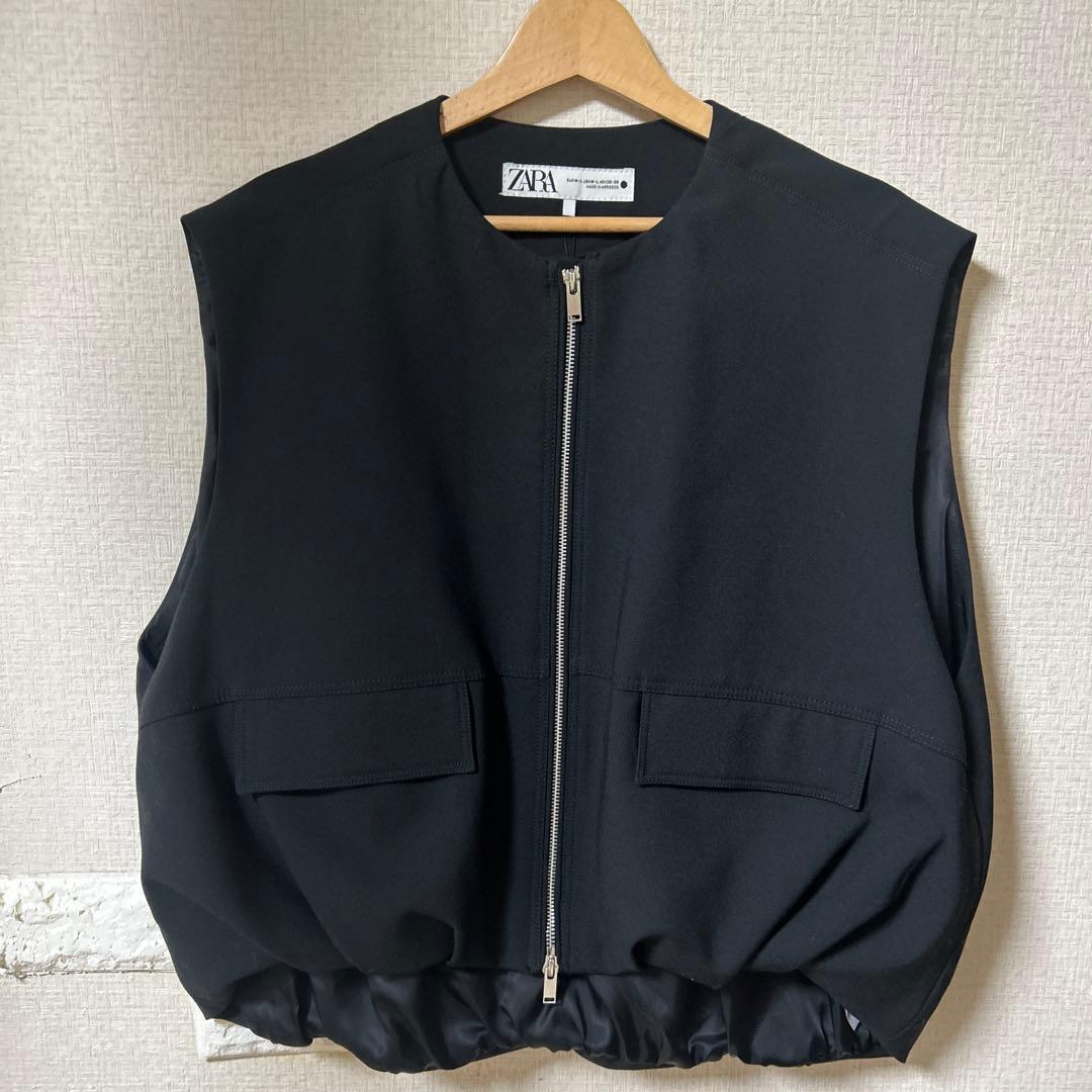ZARA オーバーサイズボリュームベスト　未使用品