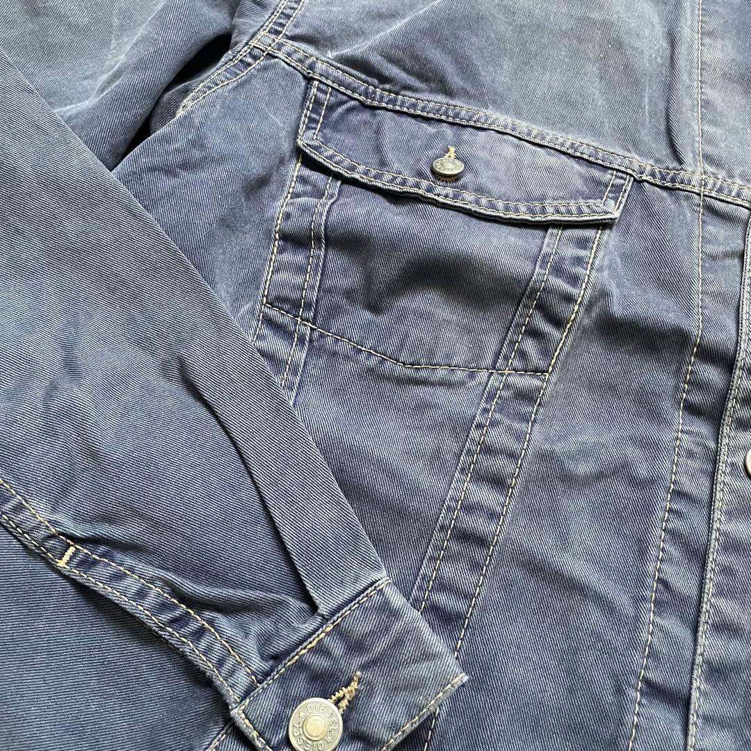 90s DIESEL デニムジャケット フェード XL