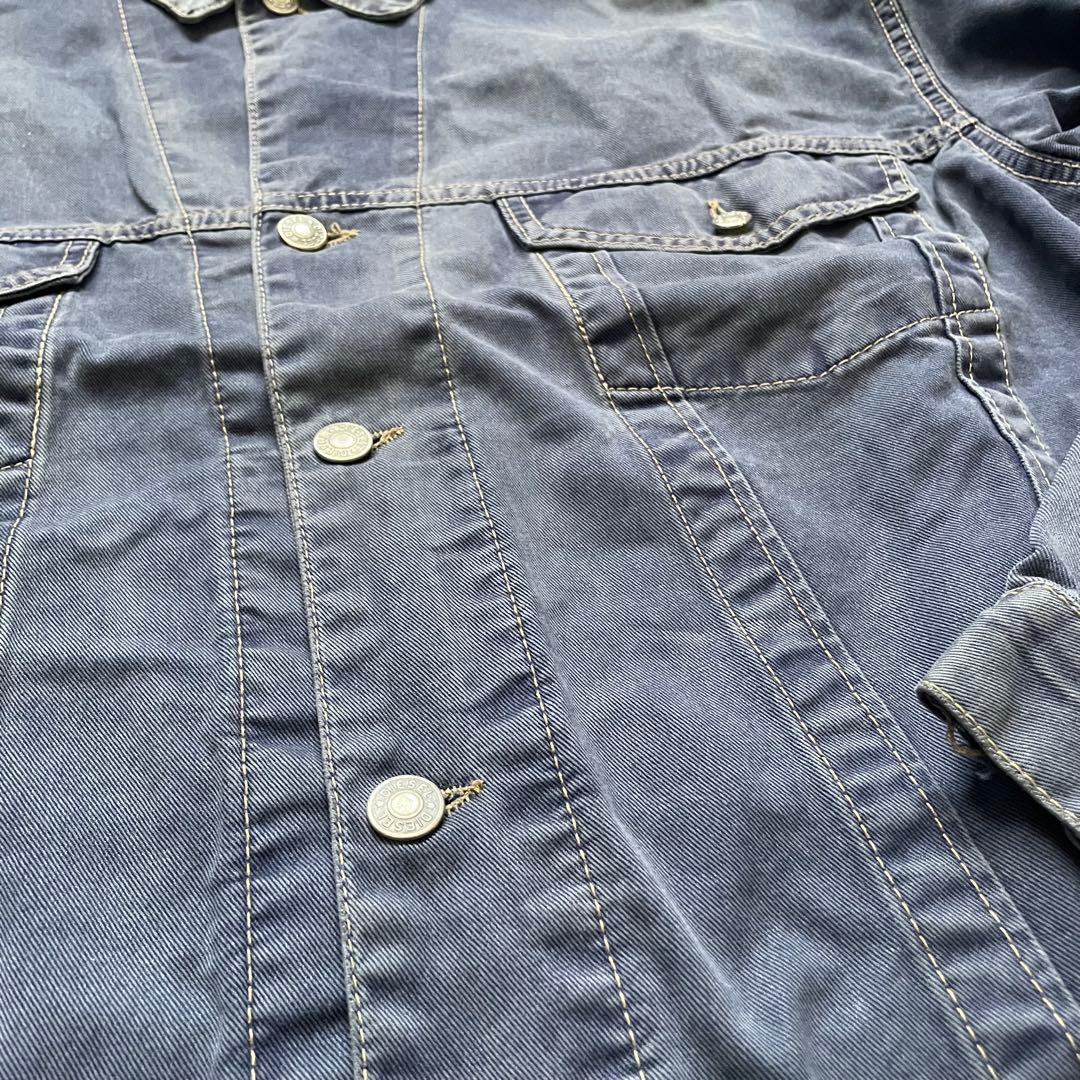 90s DIESEL デニムジャケット フェード XL