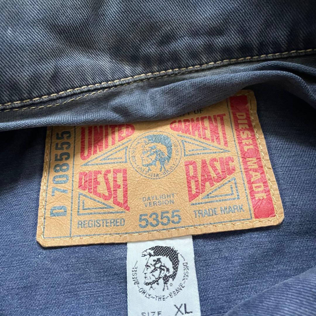 90s DIESEL デニムジャケット フェード XL