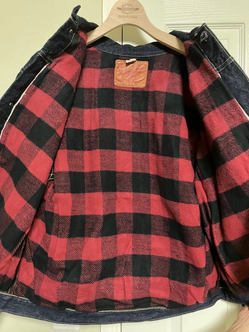 完全新品　草彅剛愛用フリーホイーラーズ1946年ブランケット付きデニムジャケット