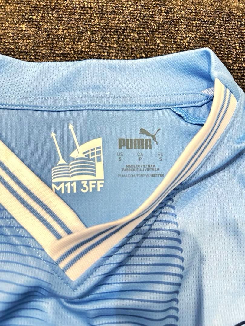 美品/マンチェスター・シティハーランド公式ウェアサッカーフットサルウェア