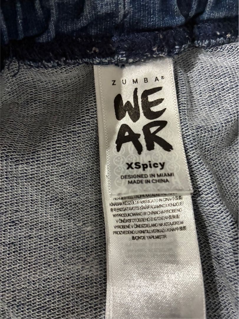 g*u様 ZUMBA ズンバ　XS デニム風　ジョガーパンツ　正規品