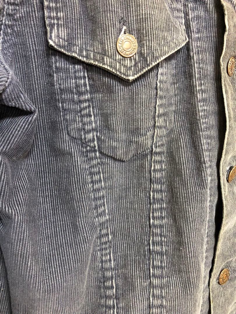 リーバイス　LEVI’S コーディロイ　ジャケット ネイビー　ヴィンテージ