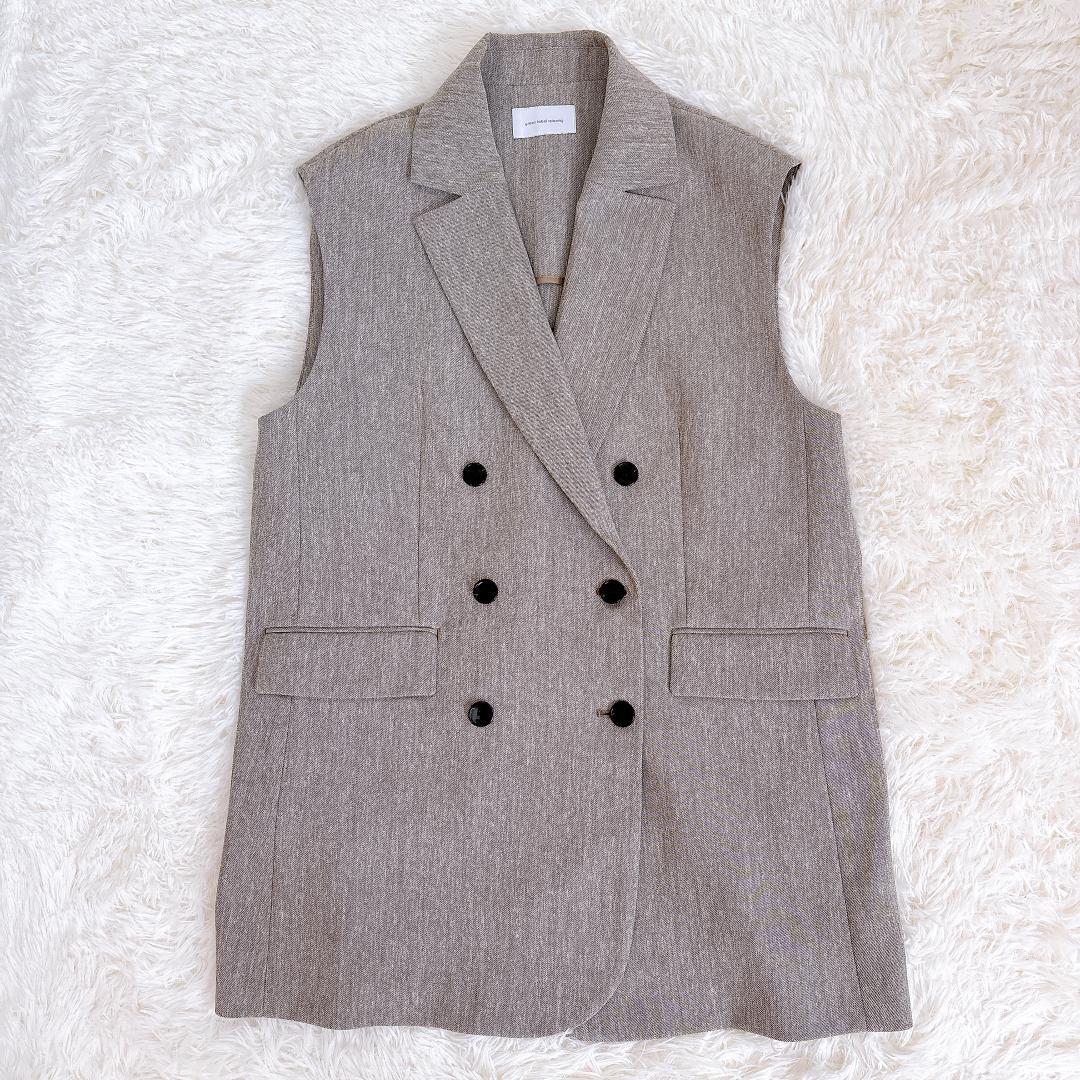【極美品】 green label relaxing ツイードライクジレ