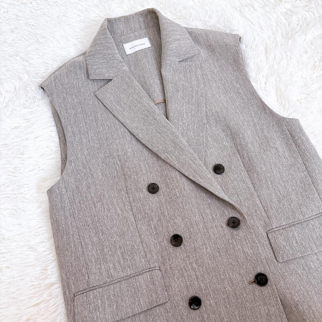 【極美品】 green label relaxing ツイードライクジレ