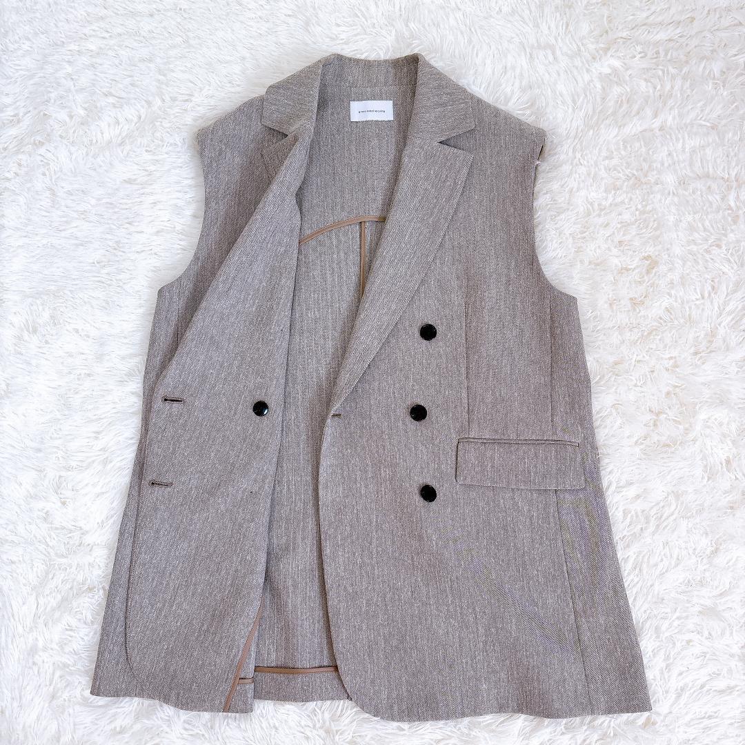 【極美品】 green label relaxing ツイードライクジレ