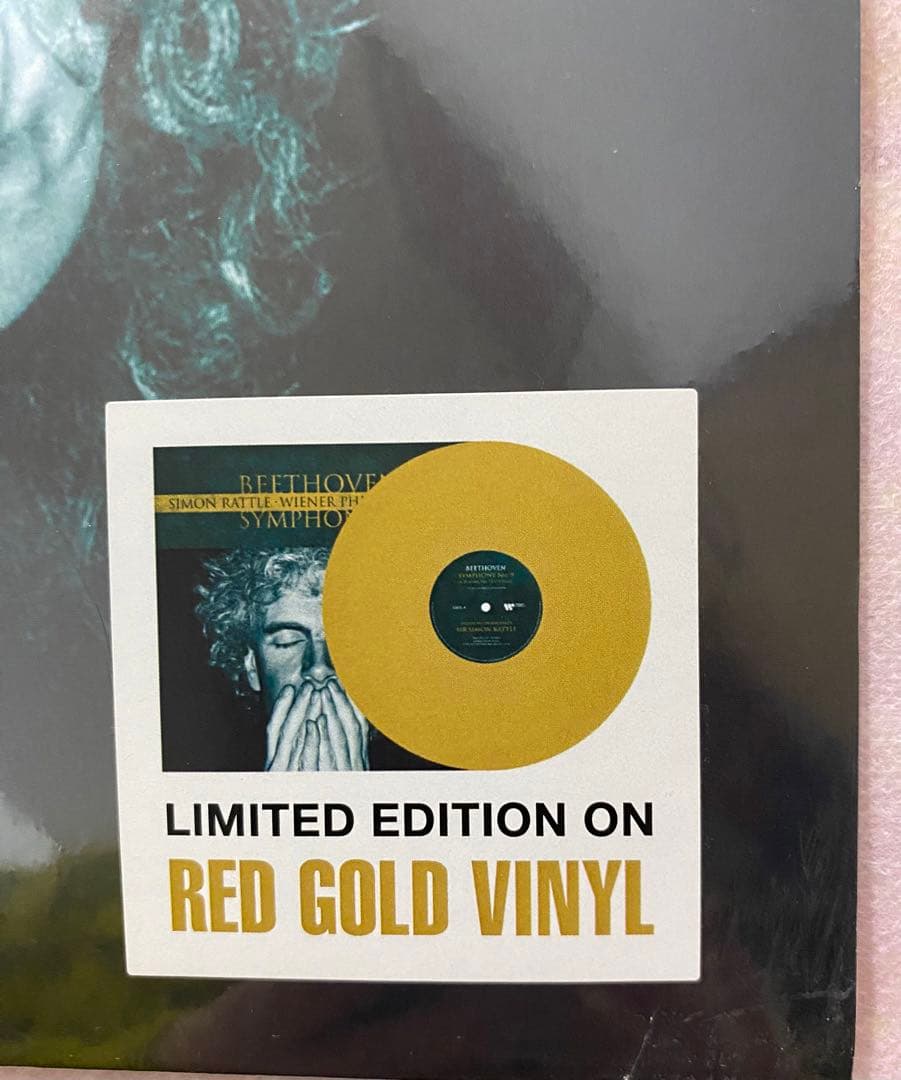 【未開封品】 交響曲第9番サイモン・ラトルウィーン・フィルハーモニー管弦楽団LP