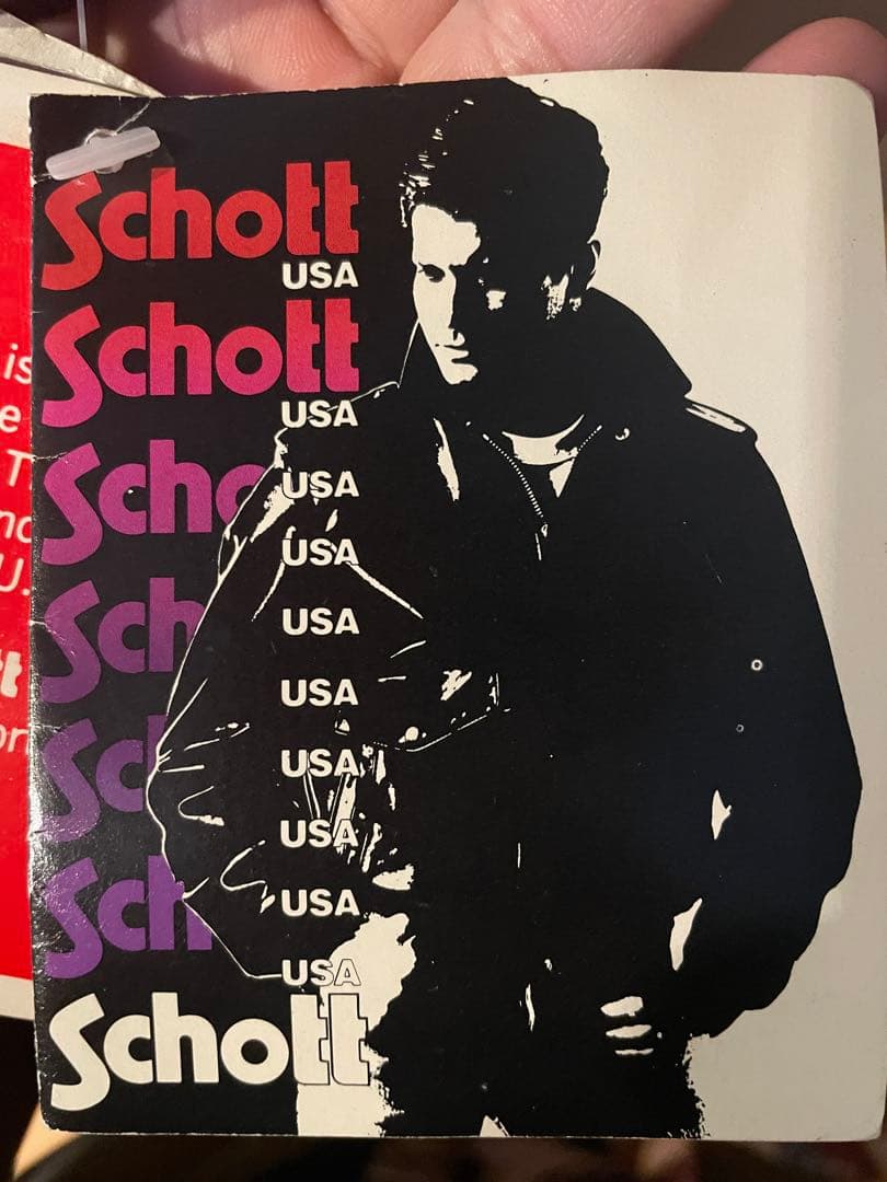 Schott USA製レザージャケット デッドストック　サイズ40