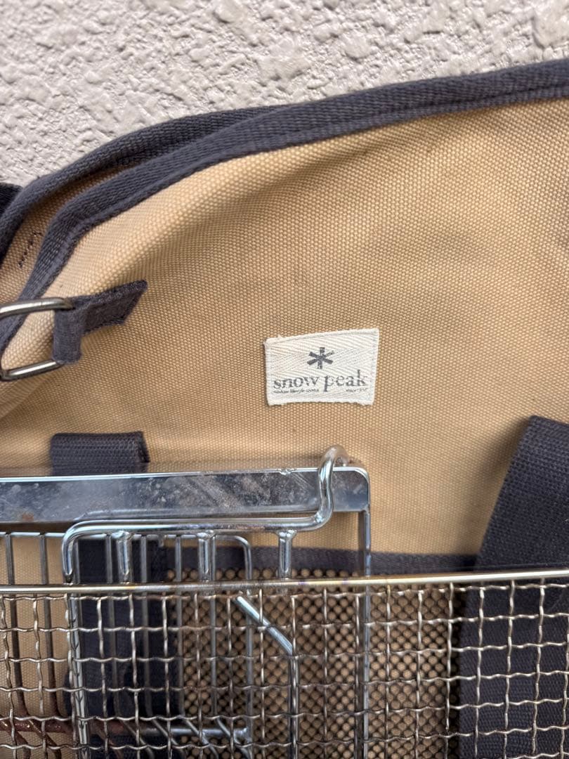 スノーピーク　焚き火台 金属製 三角形 グリル網付き