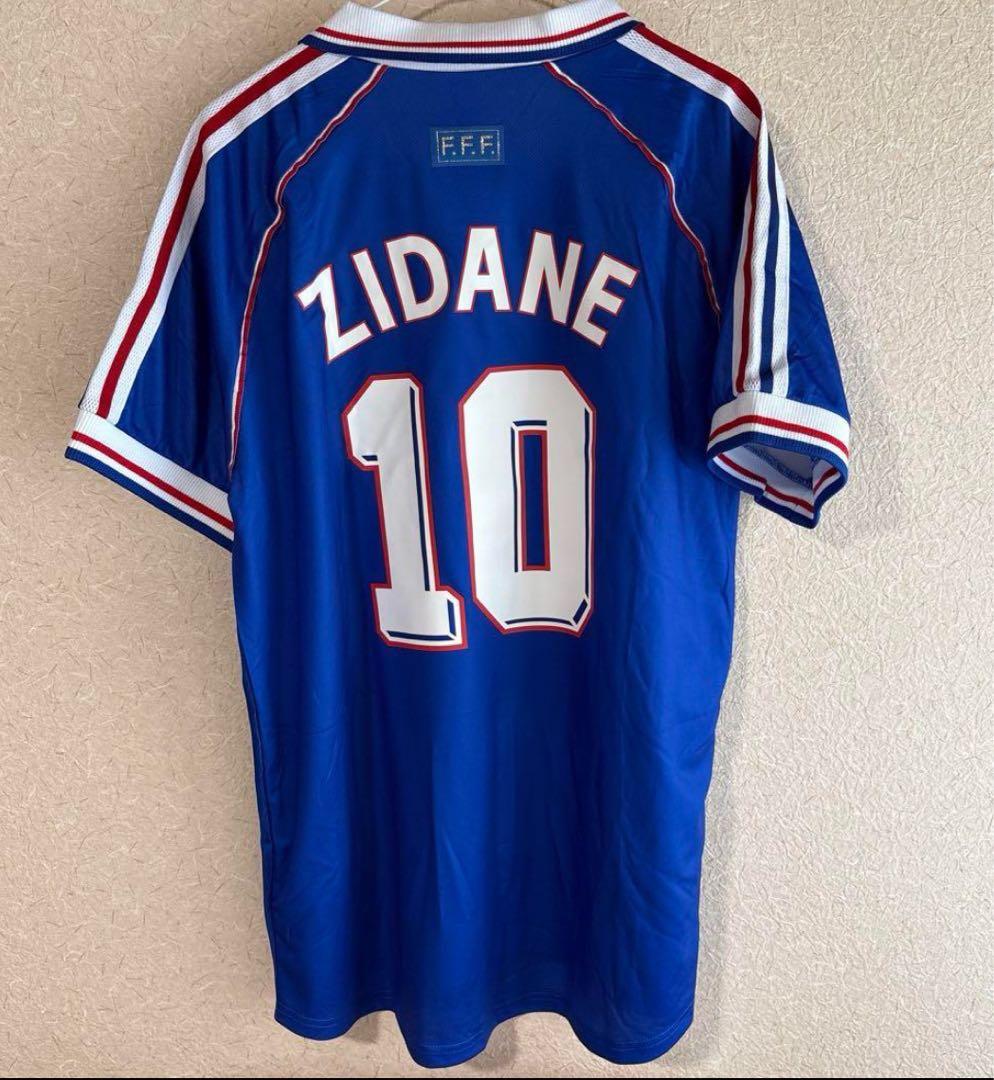 adidas フランス代表 1998年優勝ジダン 10番 シャツ