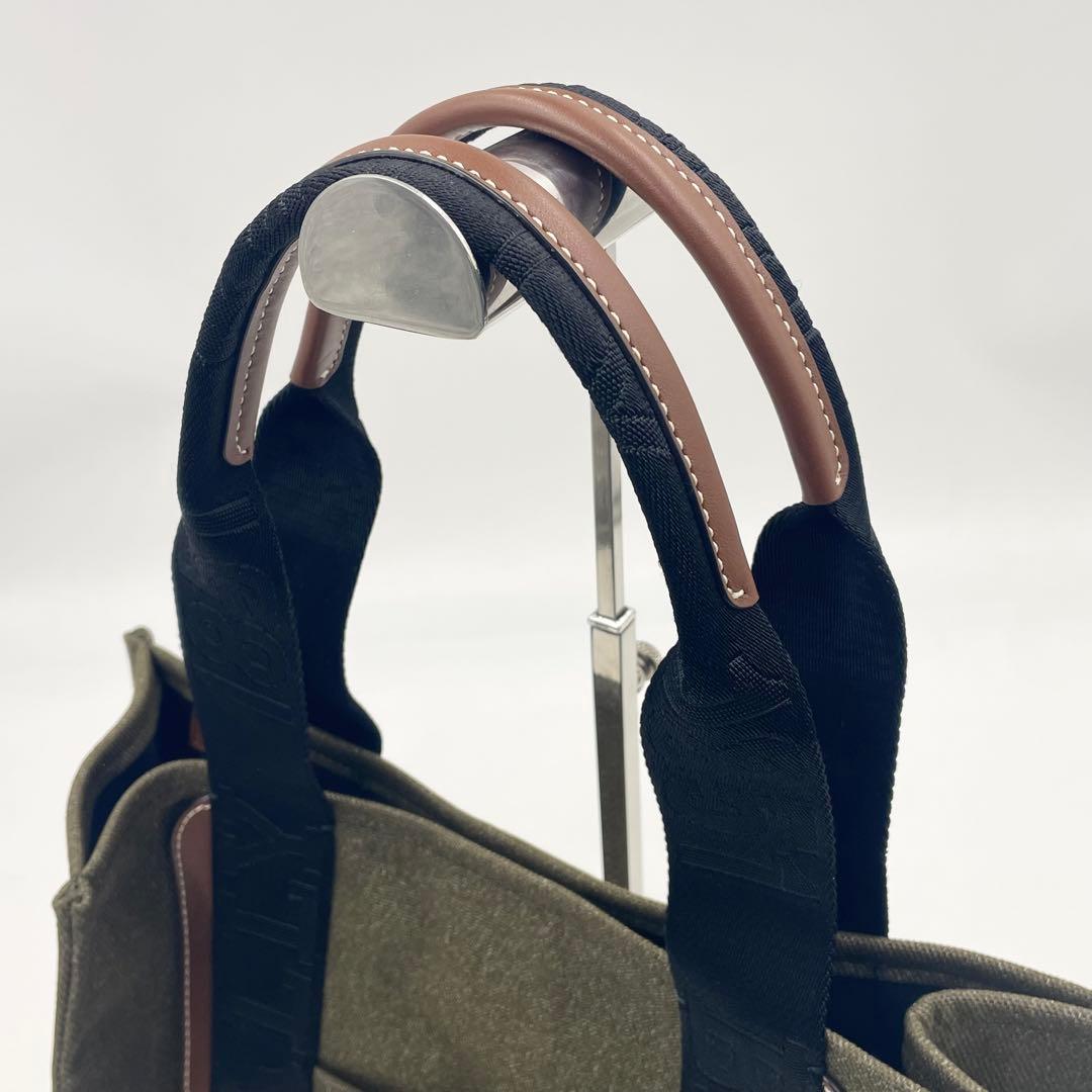【未使用級】BALLY バリー ドライサリア トートバッグ オリーブグリーン