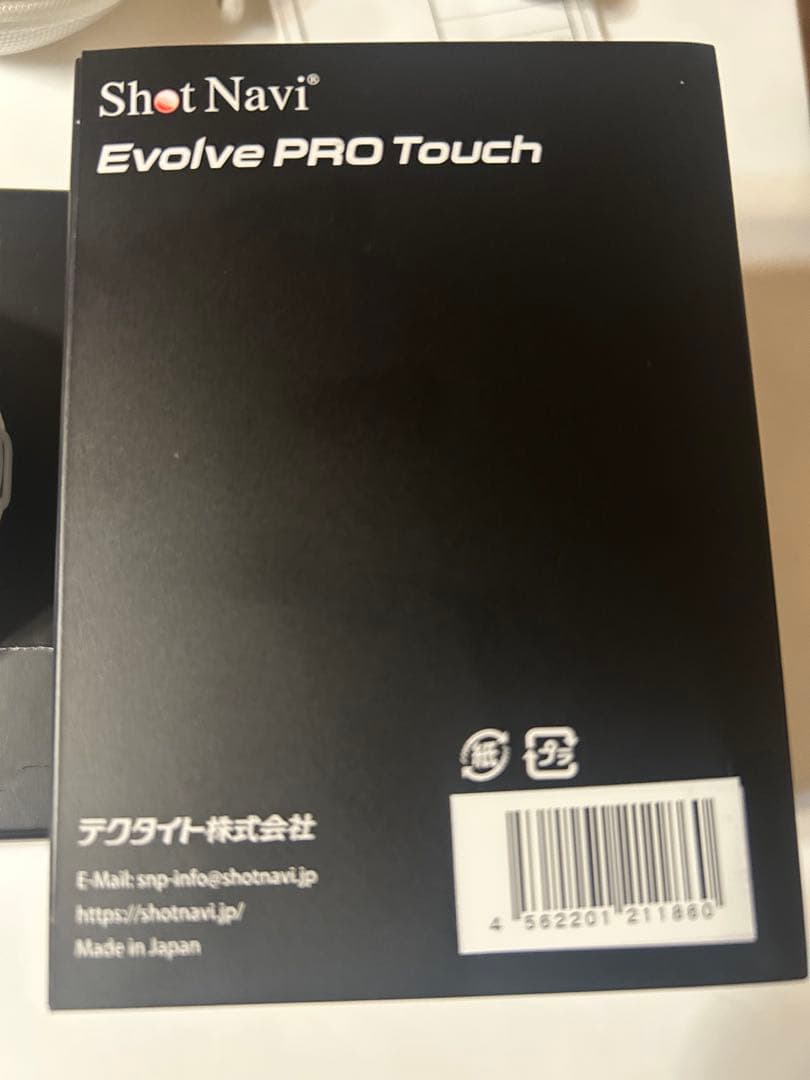 ゴルフ用GPSウォッチ ShotNavi Evolve PRO Touch