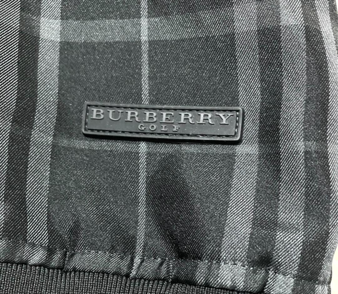 【早い者勝ち‼️】バーバリーゴルフ メンズ ベスト L チェック柄 ブラック系