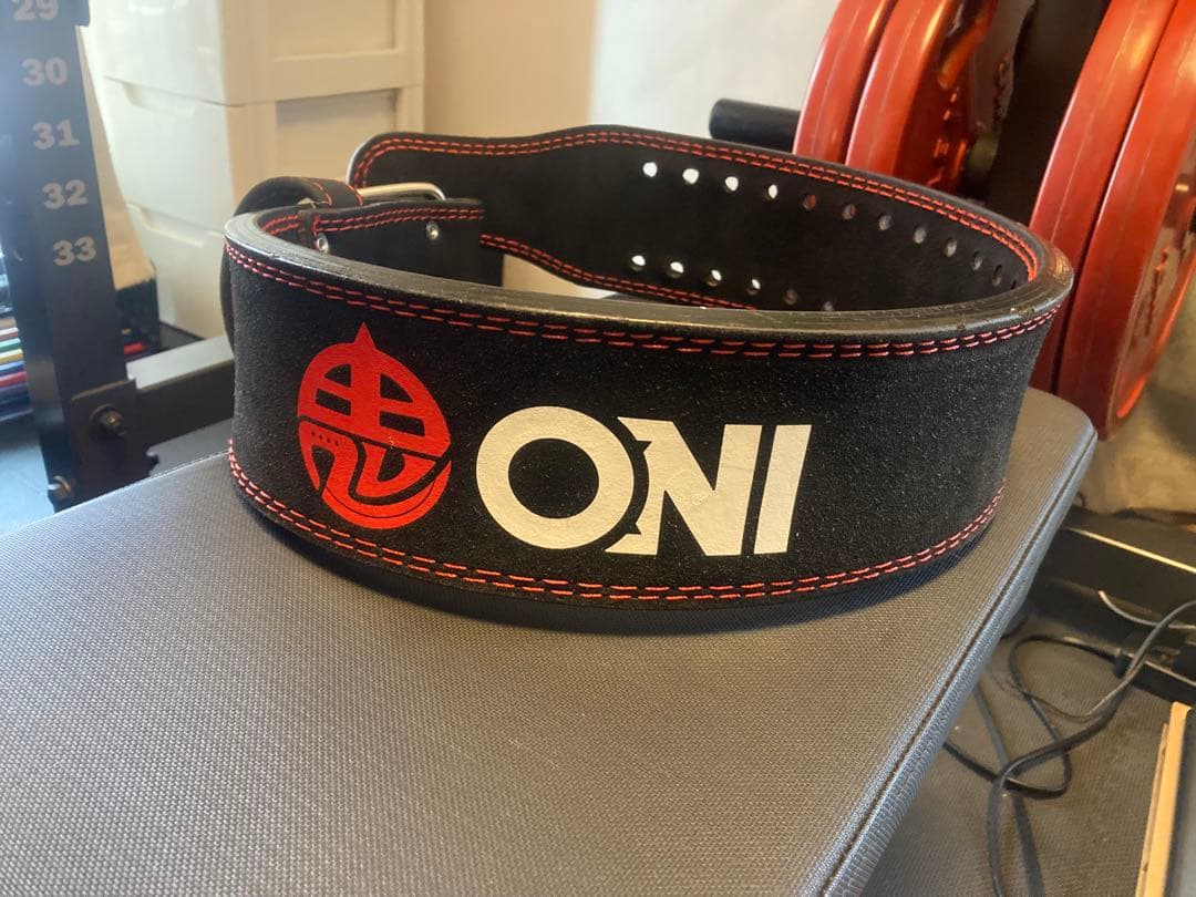 鬼 ONI パワーベルト フックバックルベルト13mm S