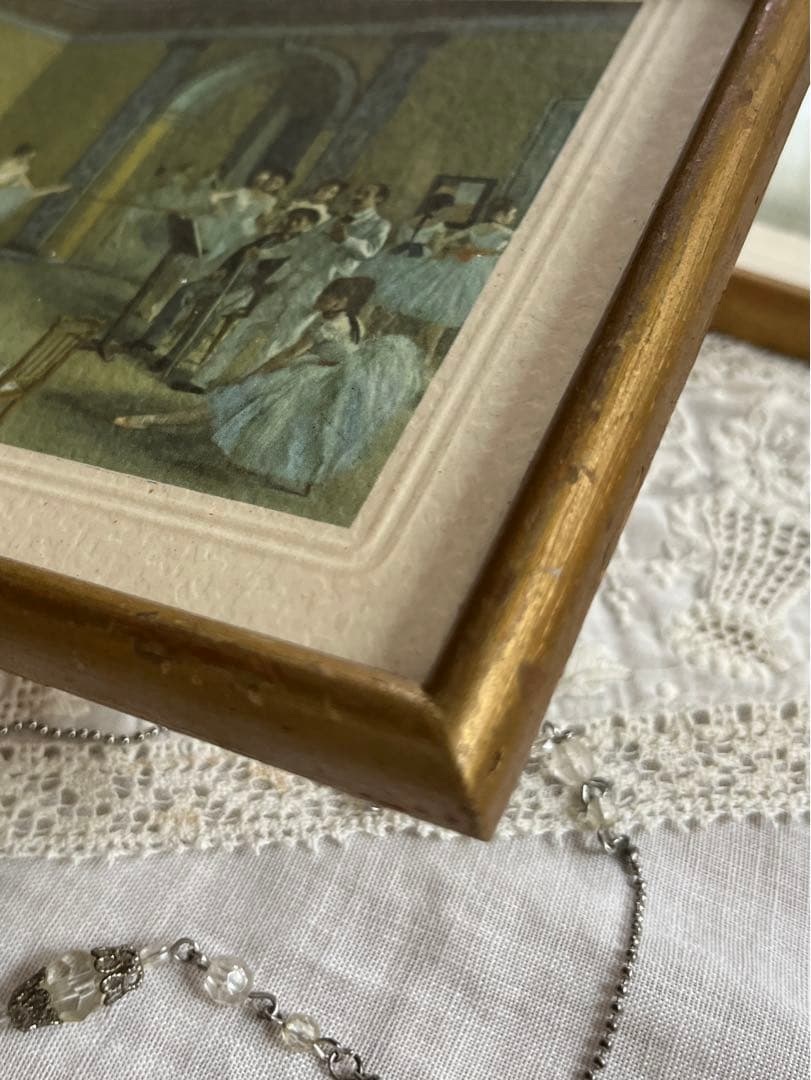 秋月さま専用！！！◆フランスアンティーク｜世界の名画「オペラ座のバレエ教室」