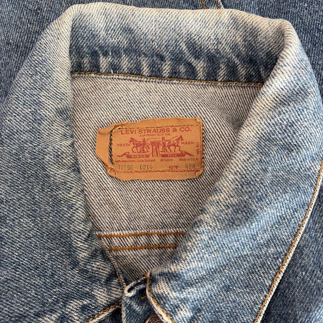 Levi's リーバイス70506米国製USA製88年製デニムジャケット42R