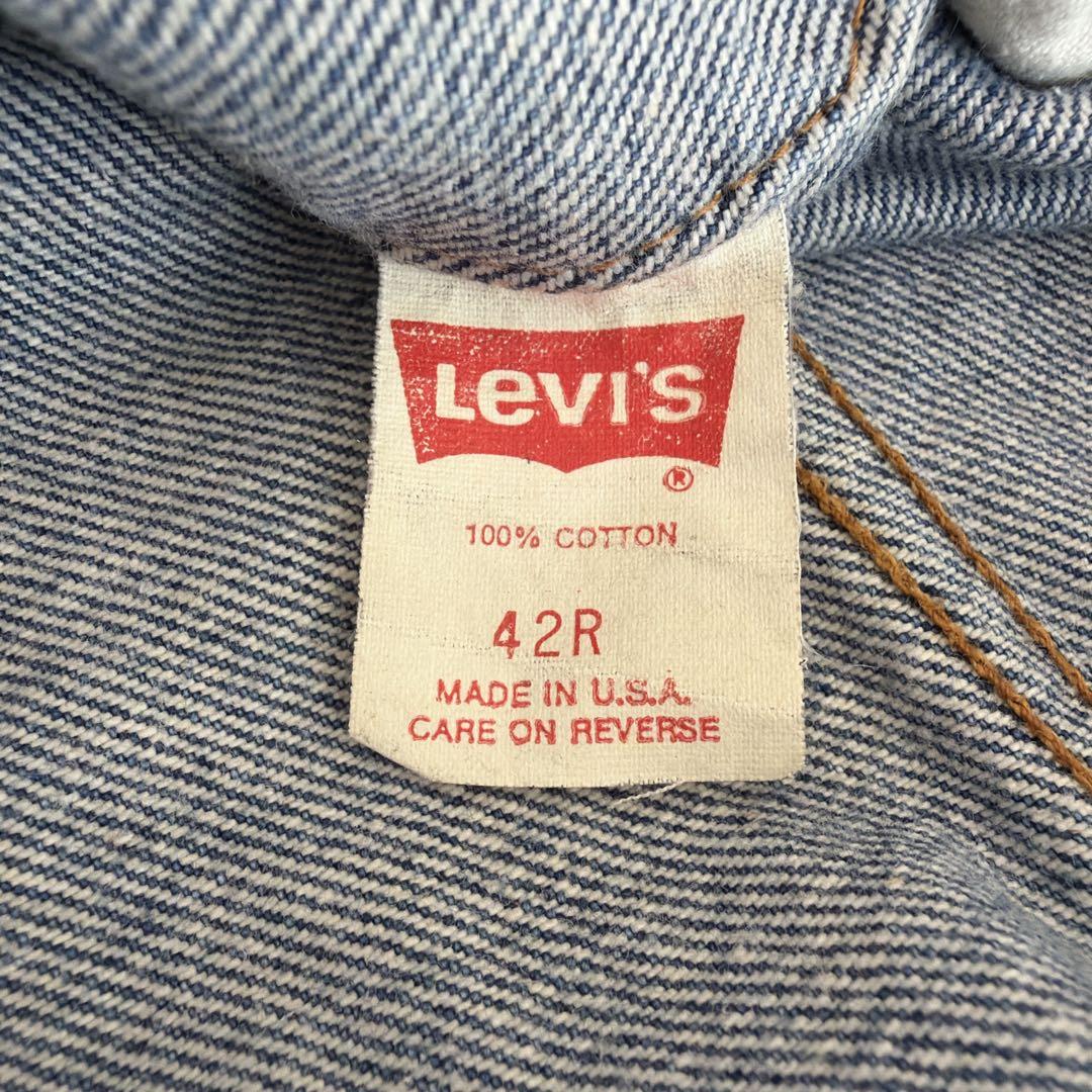 Levi's リーバイス70506米国製USA製88年製デニムジャケット42R